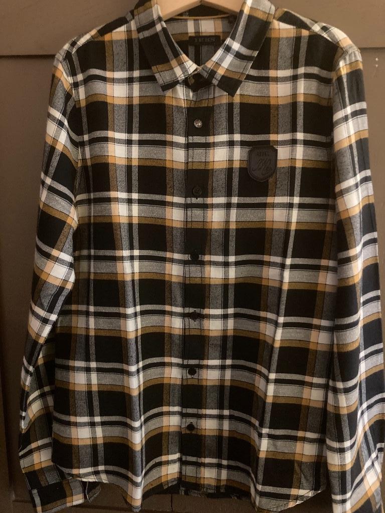 Chemise à carreaux IKKS - 12 ans, Ophalen, Gebruikt, IKKS, Shirt of Longsleeve