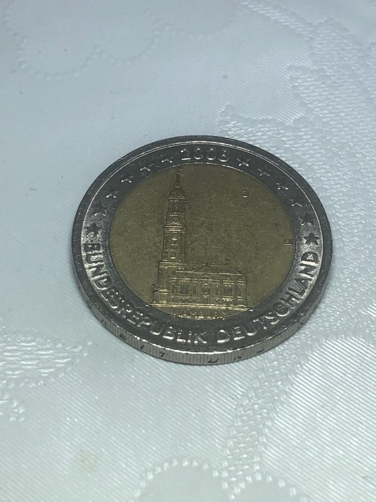 Pièce commémorative de 2 euro 2008 Allemagne J usagée., Timbres & Monnaies, Monnaies | Europe | Monnaies euro, Monnaie en vrac