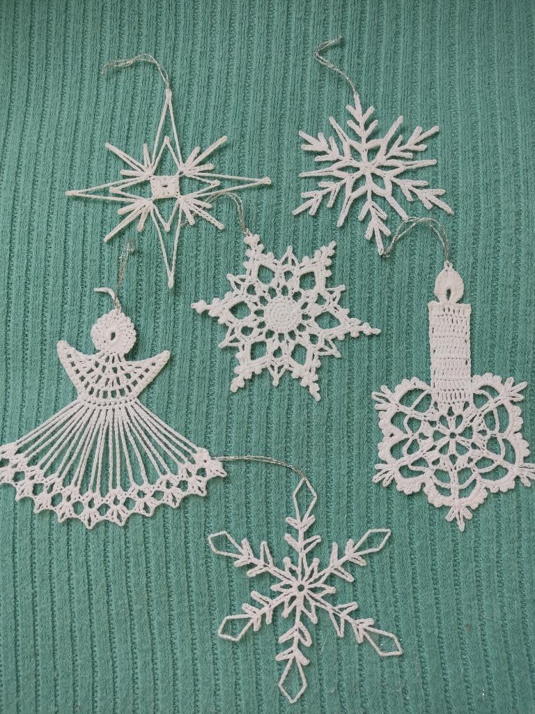 Kerstboomversieringen, met de hand gehaakt, Ophalen of Verzenden, Nieuw