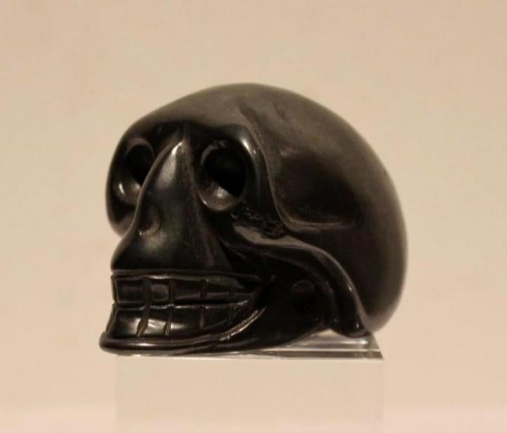 Tête de mort en métal, Antiek en Kunst, Ophalen
