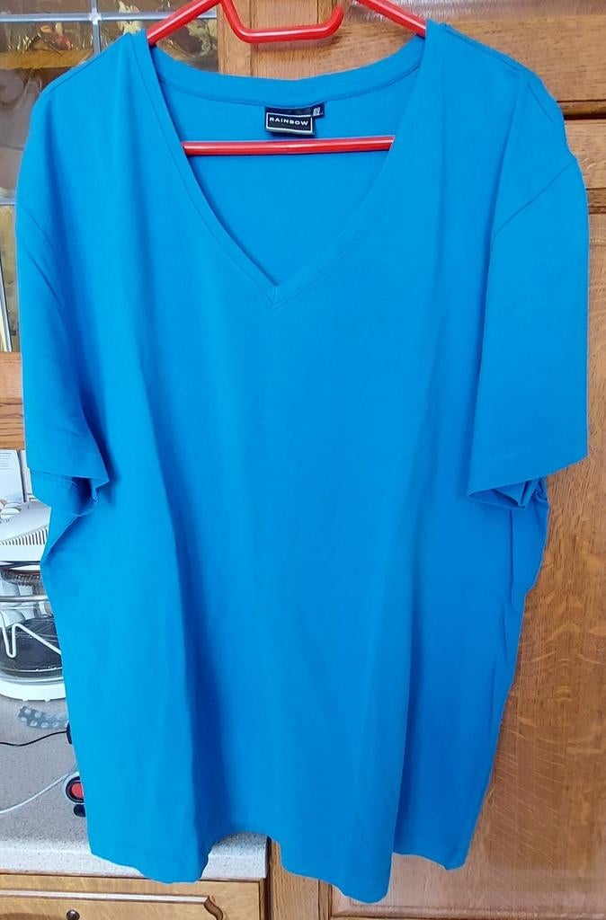 Tee-shirt homme 60 62 bleu 3XL, Enlèvement ou Envoi, Comme neuf, Bleu