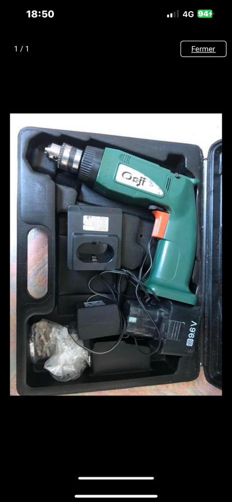 Viseuse foreuse, Bricolage & Construction, Outillage | Foreuses, Enlèvement ou Envoi, Comme neuf