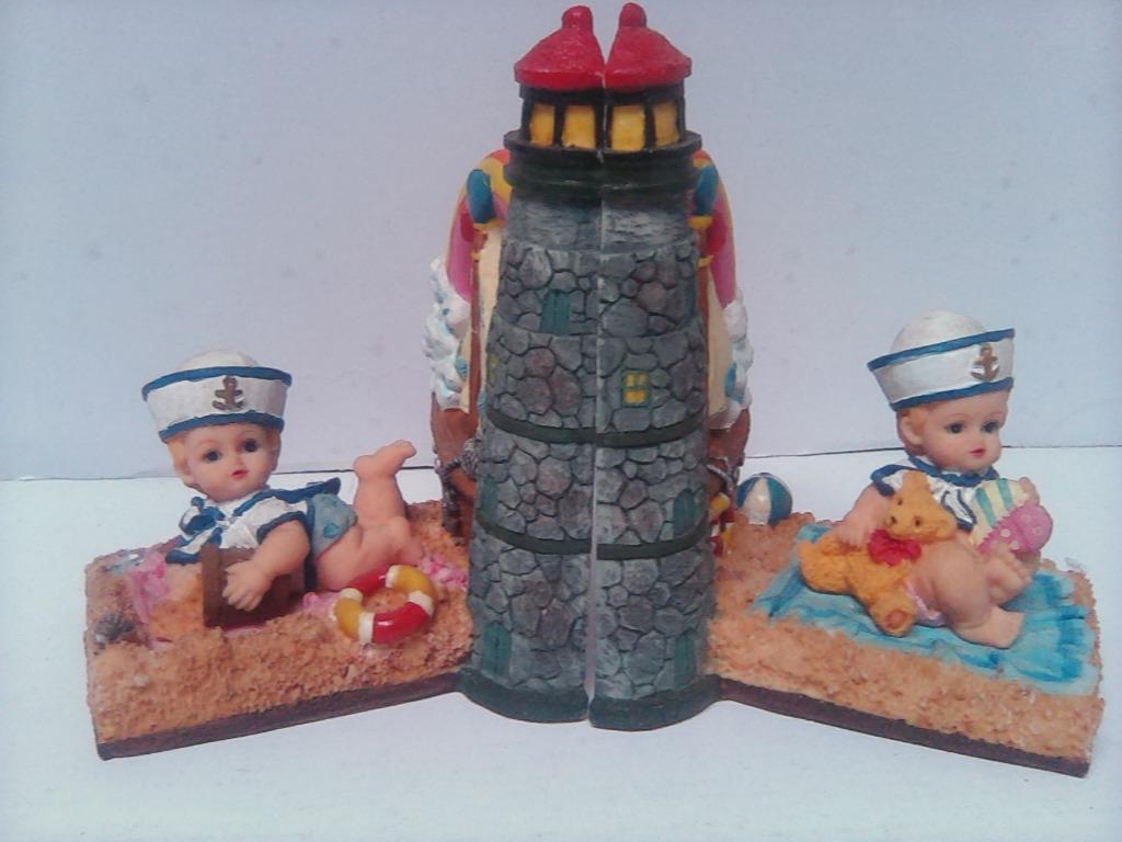 Boekensteun met matroos en vuurtoren - set van 15 stuks, Verzamelen, Ophalen, Nieuw, Mens