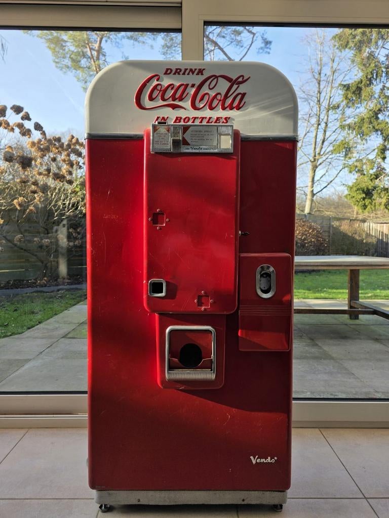 Vintage Coca Cola Vendo V80 'jaren 50' drankautomaat., Verzamelen, Ophalen