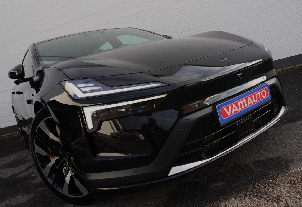 Polestar 4 Performance - Nappa Zinc/PanoElektrochroom/Towbar, Auto's, Polestar, Automaat, USB, Zwart, Leder