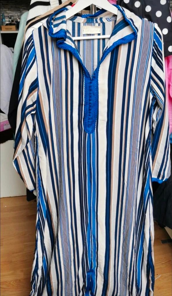 Djellaba, Enlèvement, Taille 36 (S), Bleu