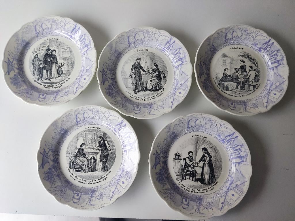 Assiettes déco, Enlèvement ou Envoi