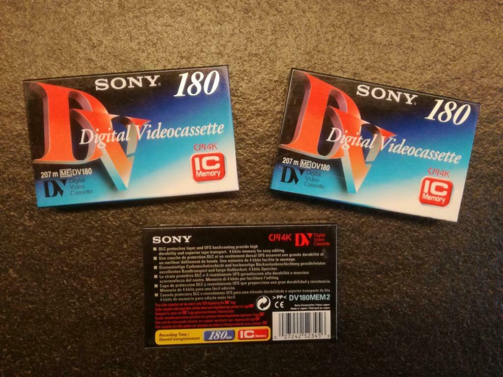 Sony Digital Videocassette, Ophalen, Nieuw, Sony