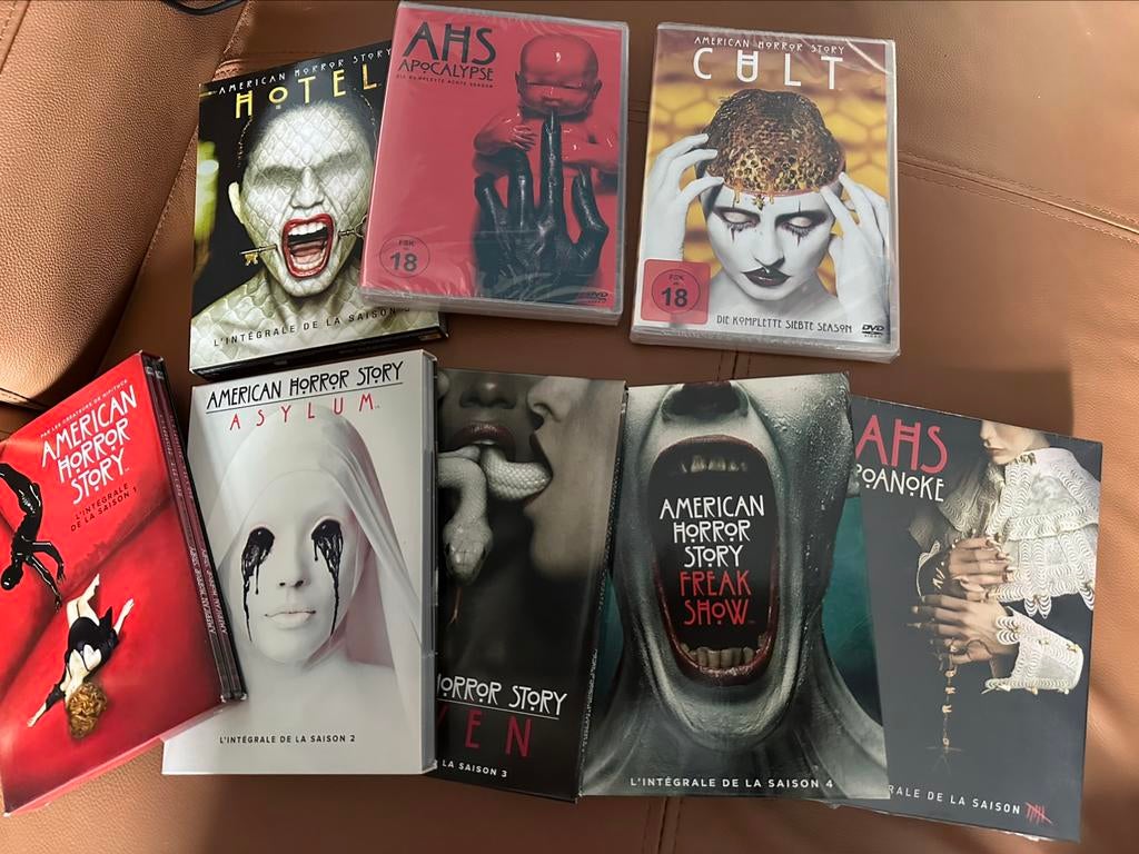 AHS - American Horror Story - 8 seizoenen op dvd, Ophalen of Verzenden, Zo goed als nieuw