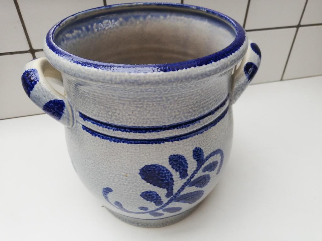 delfts blauw aardewerk pot, Ophalen