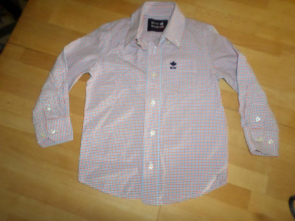 hemd River Woods: maat 104, Kinderen en Baby's, Kinderkleding | Maat 104, Gebruikt, Overhemd of Blouse, Ophalen of Verzenden, Jongen