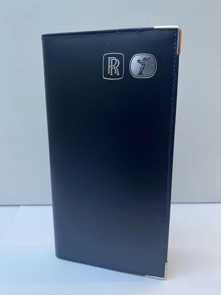 Housse en cuir Rolls Royce pour agenda de poche, Enlèvement ou Envoi, Cuir