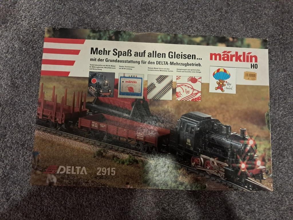 Marklin ho, 2915 starterset en 5192 uitbreidingsset, Hobby en Vrije tijd, Ophalen of Verzenden, Zo goed als nieuw