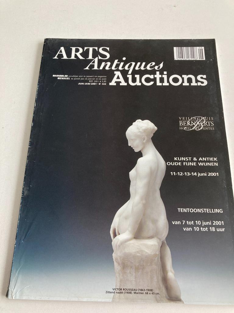 Arts, antiquités, ventes aux enchères N 322 2001 : Omer Cop, Peinture et dessin, Enlèvement ou Envoi, Utilisé, AAA