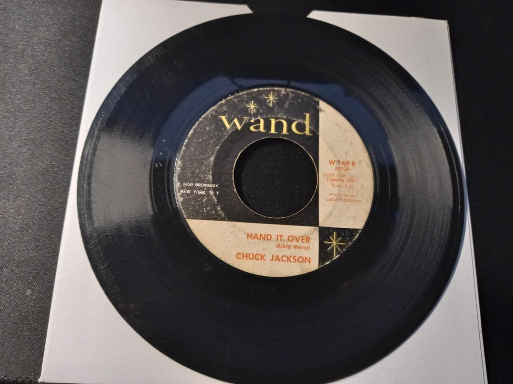 Chuck Jackson - Hand It Over '7  Popcorn, Single, Utilisé, 7 pouces, R&B et Soul