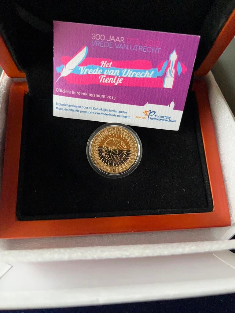 Het vrede van Utrecht 2013, Postzegels en Munten, Munten | Nederland, Koningin Beatrix, Losse munt, Goud, Overige waardes