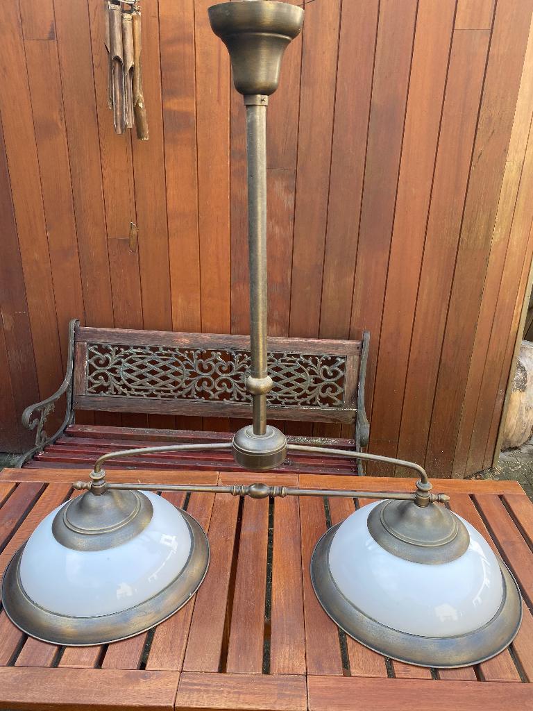 Ancienne lampe de billard, Antiek en Kunst, Ophalen