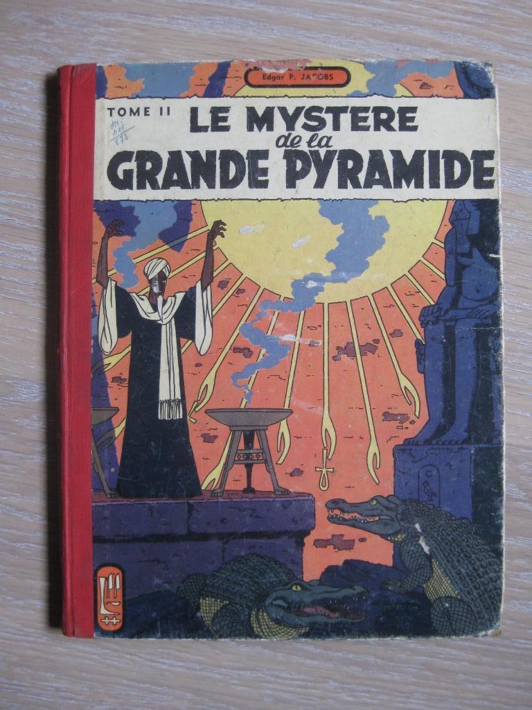 Blake & Mortimer "Le Mystère de la grande Pyramide" Ed.O 195, Enlèvement ou Envoi, Edgar P. Jacobs, Une BD, Utilisé