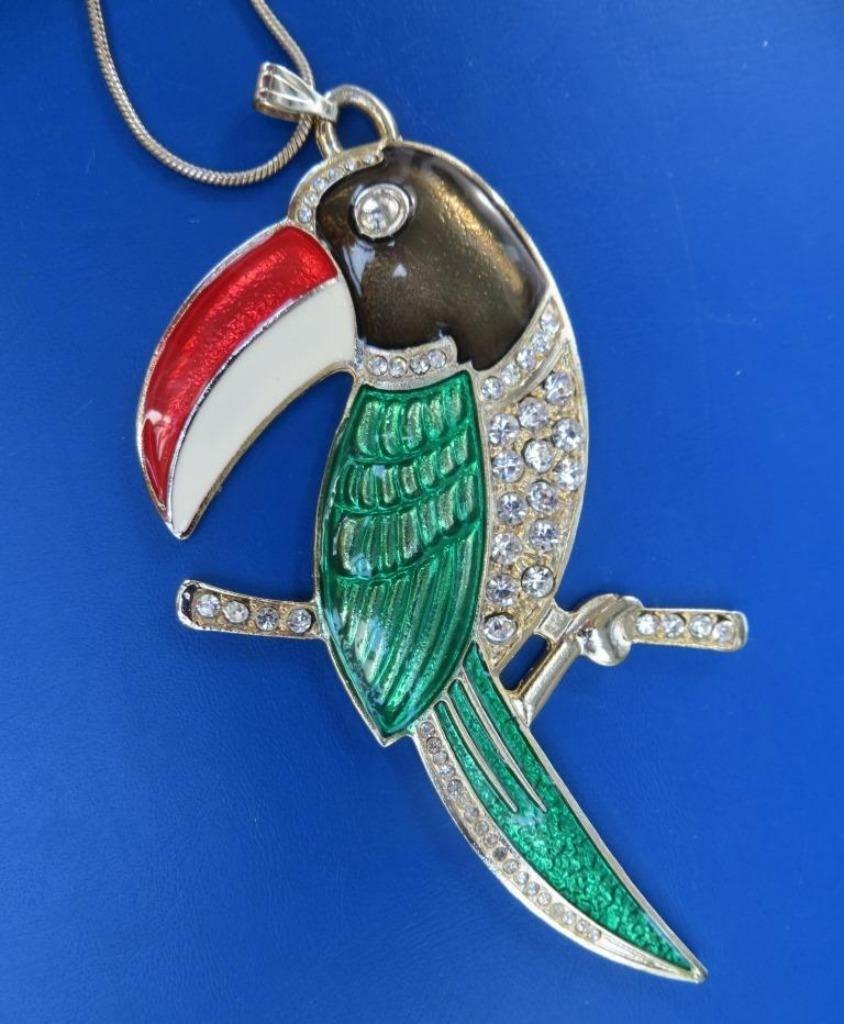 ketting met hanger Essentiel met kristallen als nieuw, Handtassen en Accessoires, Overige materialen, Overige kleuren, Ophalen of Verzenden