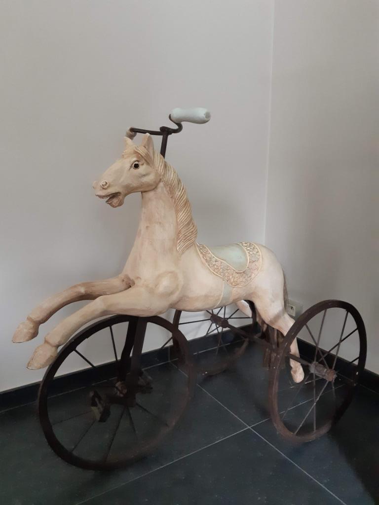 Antiek paard - driewieler, Antiek en Kunst, Ophalen