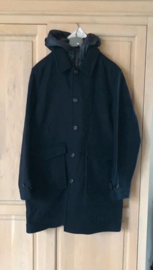 WOOLRICH manteau bleu marine neuf XXL, Neuf, Enlèvement ou Envoi, Autres tailles, Bleu