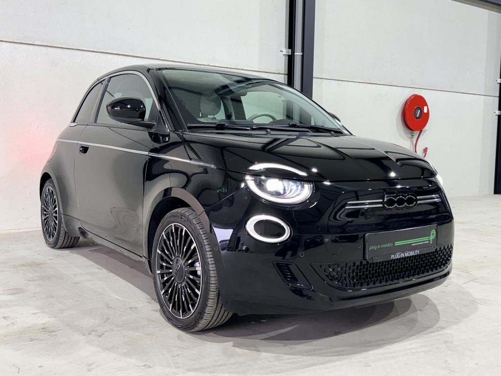 Fiat 500E La Prima 42kWh, Auto's, Fiat, 4 zetels, 87 kW, Beige, 0 kg