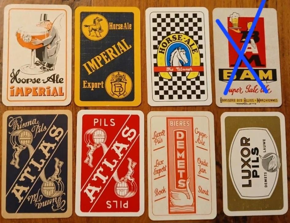 Bieren,speelkaarten,1, Verzamelen, Verzenden, Speelkaart(en)