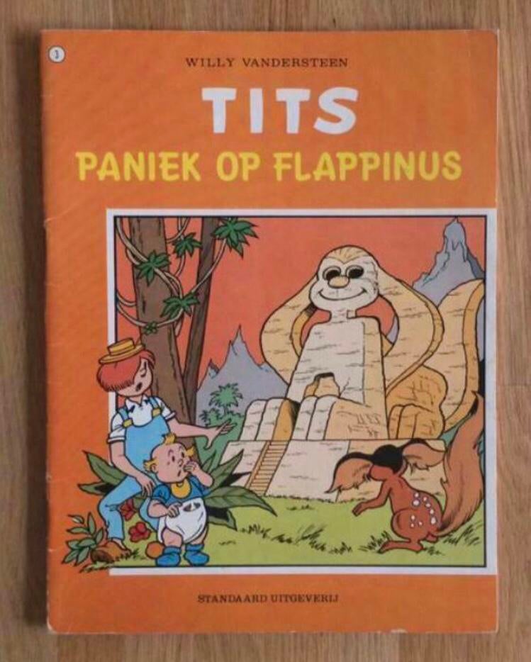 set 4 strips Tits nummers 3, 5, 12 en 20, Boeken, Meerdere stripboeken, Ophalen of Verzenden, Gelezen