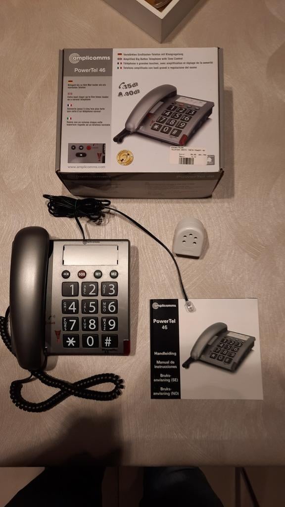 Amplicomms telefoon, powertel 46, Telecommunicatie, Ophalen, Gebruikt