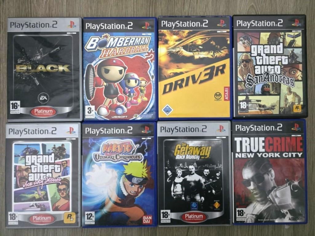 Lot de 8 jeux PS2, Enlèvement ou Envoi, À partir de 7 ans, Aventure et Action, Utilisé