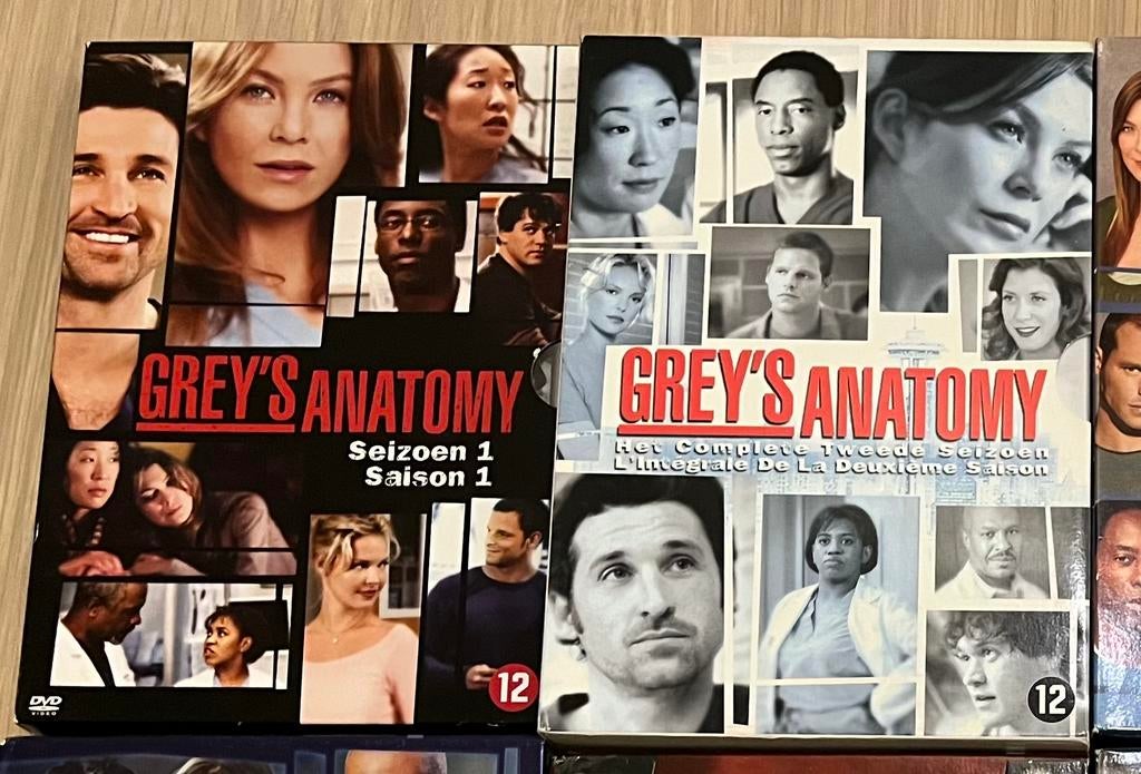 Grey’s Anatomy seizoen 1 & 2 - DVD, Vanaf 12 jaar, Ophalen of Verzenden, Zo goed als nieuw, Drama