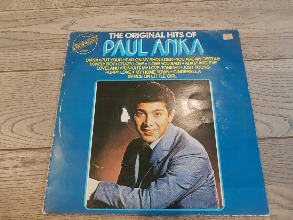 Lp : Paul Anka - the original hits, Ophalen of Verzenden, Zo goed als nieuw