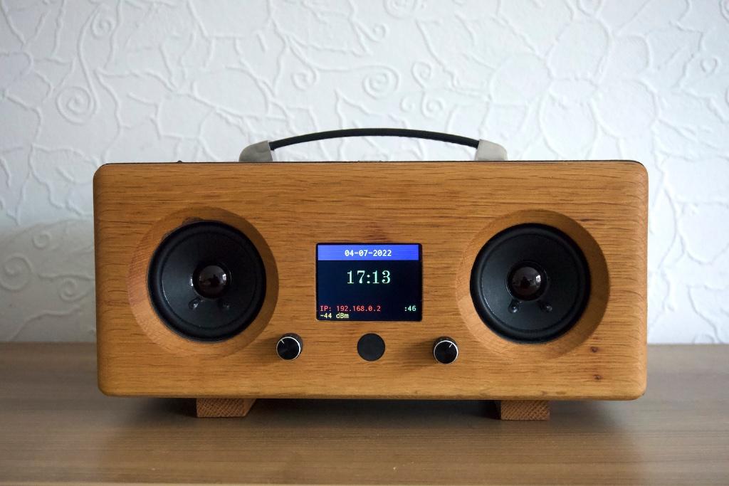 DIY Internet Radio + Bluetooth Speaker bruin + MQTT, Audio, Tv en Foto, Radio's, Ophalen, Nieuw, Radio