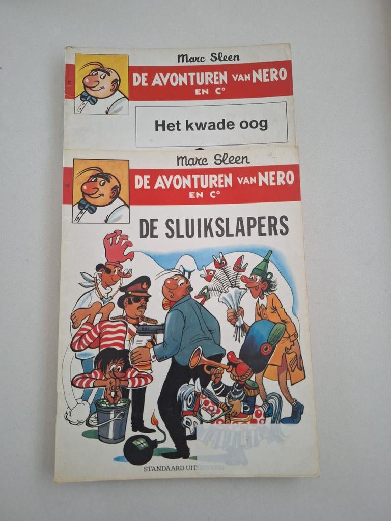 2 Strips Nero 1975, Marc Sleen, Nieuw, Ophalen of Verzenden, Meerdere stripboeken