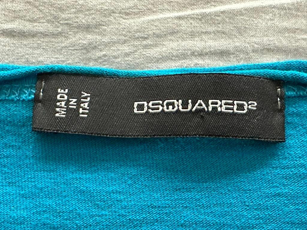 T shirt Dsquared2 in perfecte staat, Maat 52/54 (L), Dsquared2, Blauw, Ophalen of Verzenden