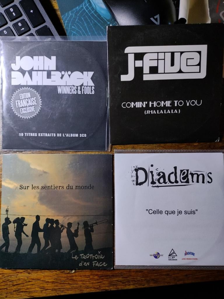 Lot 8 de 11 cds divers artistes, Cd's en Dvd's, Cd Singles, Gebruikt, Ophalen of Verzenden