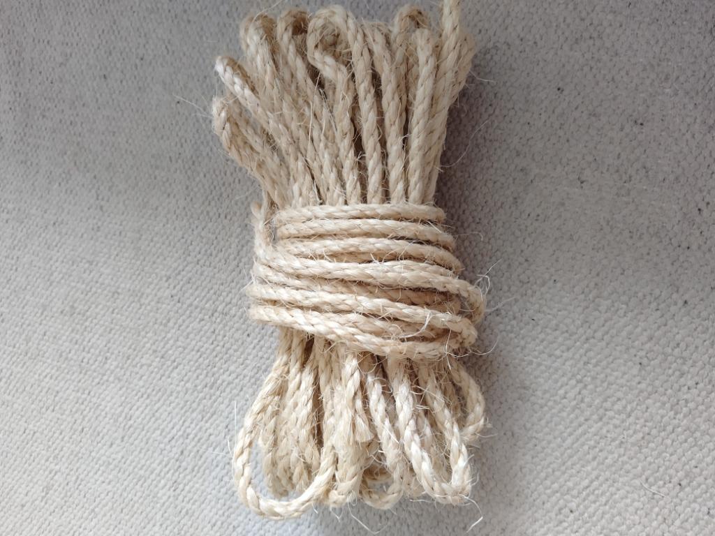 Jute touw, Ophalen, Nieuw