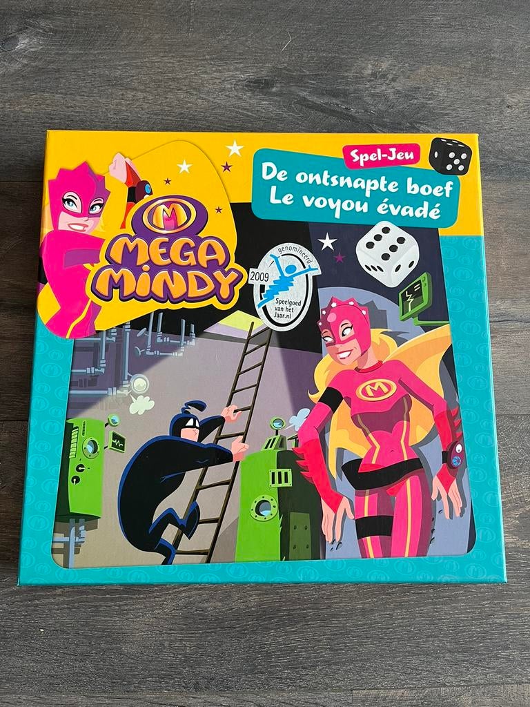 Jeu de société Mega Mindy, Hobby & Loisirs créatifs, Trois ou quatre joueurs, Enlèvement ou Envoi, Comme neuf, Studio 100