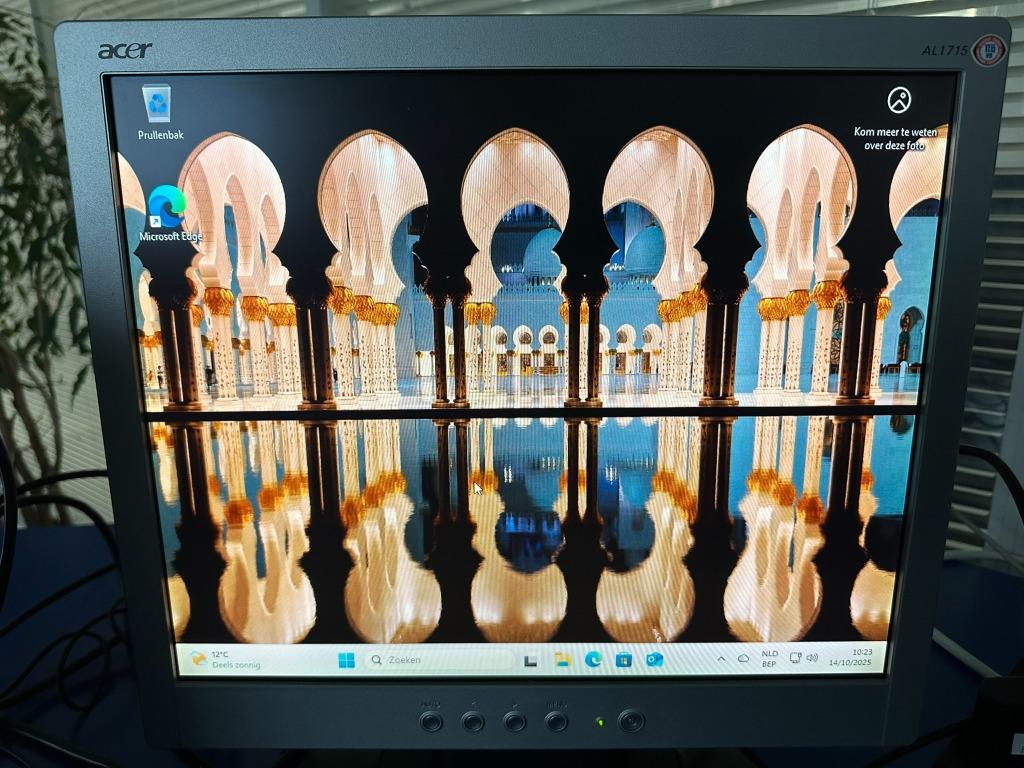 Acer AL1715, Computers en Software, Monitoren, Gebruikt, VGA, Ophalen