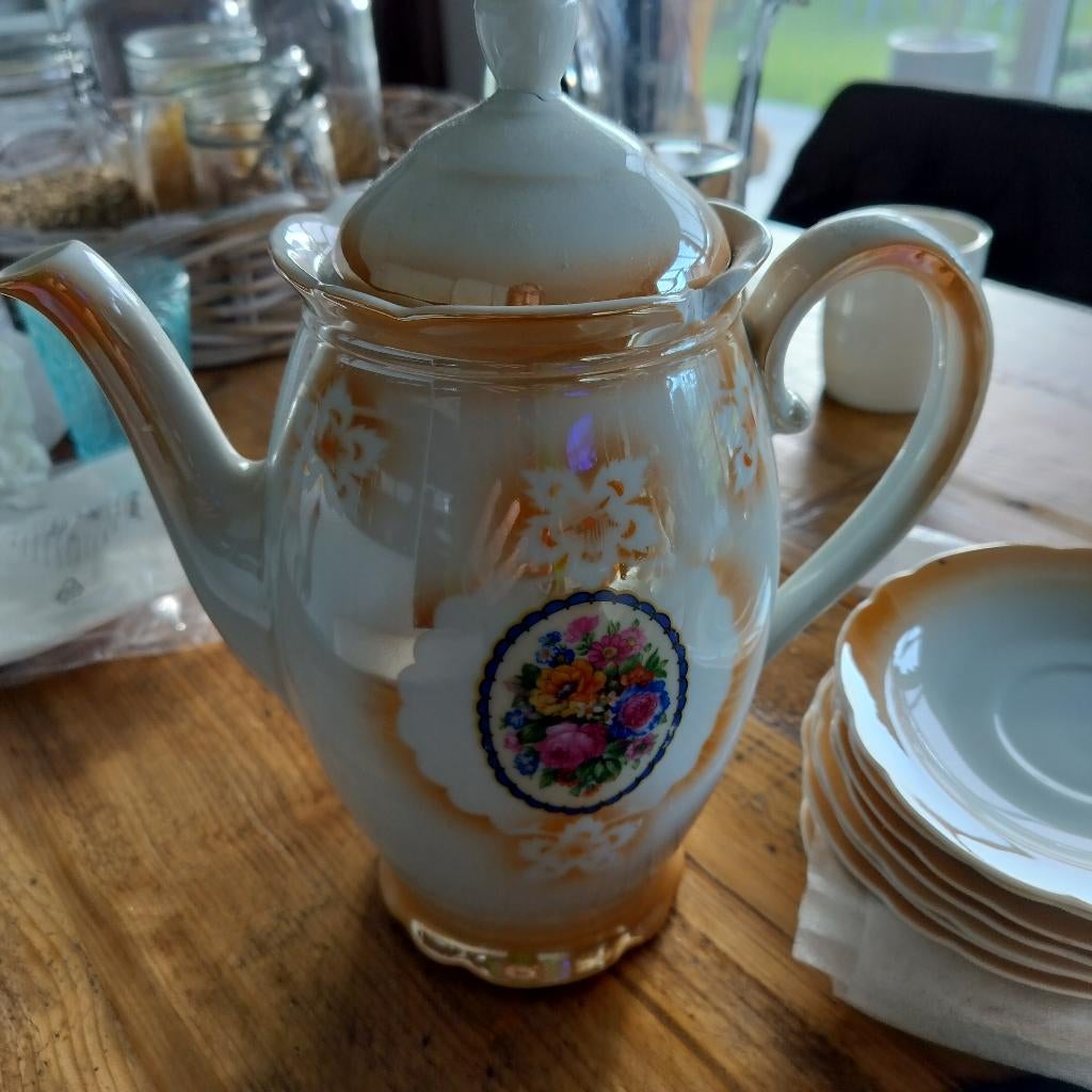 antiek koffieservies, Ophalen of Verzenden