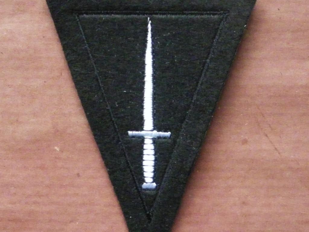 Insigne brevet A commando belge années 1970/80 jamais monté, Envoi, Armée de terre, Emblème ou Badge