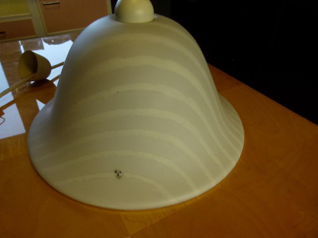 vintage Peill & Putzler hanglamp glas 70er, Enlèvement, Maison et Meubles