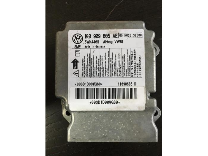 Airbag Module van een Volkswagen Scirocco, Ophalen of Verzenden, 3 maanden garantie, Gebruikt, Volkswagen