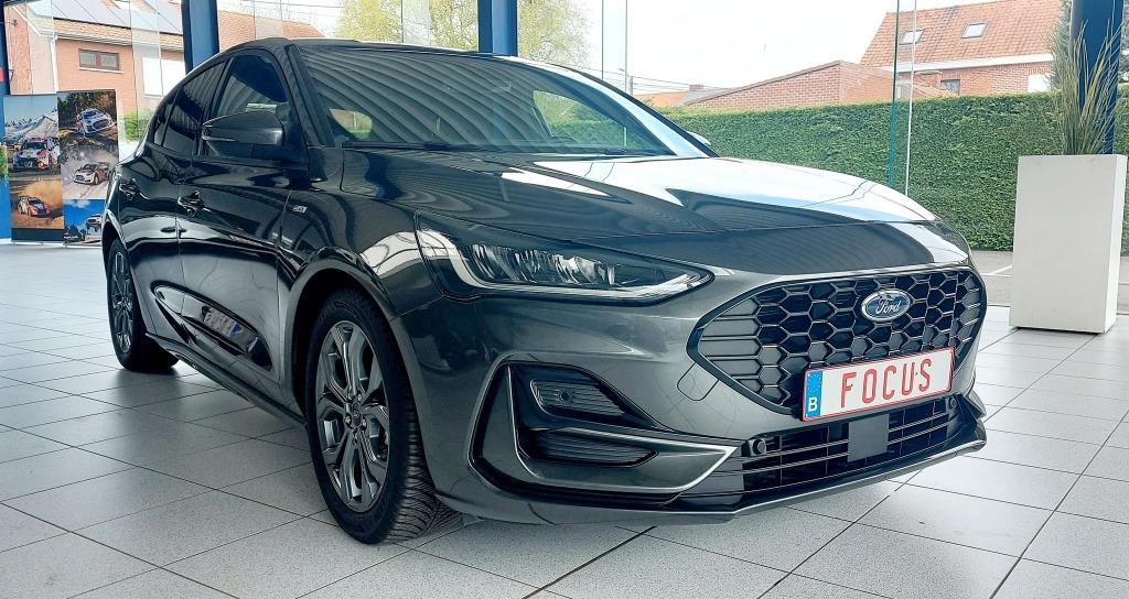 Focus ST-line 1.0 ecoboost 125pk, Stof, Bedrijf, 3 cilinders, Zilver of Grijs