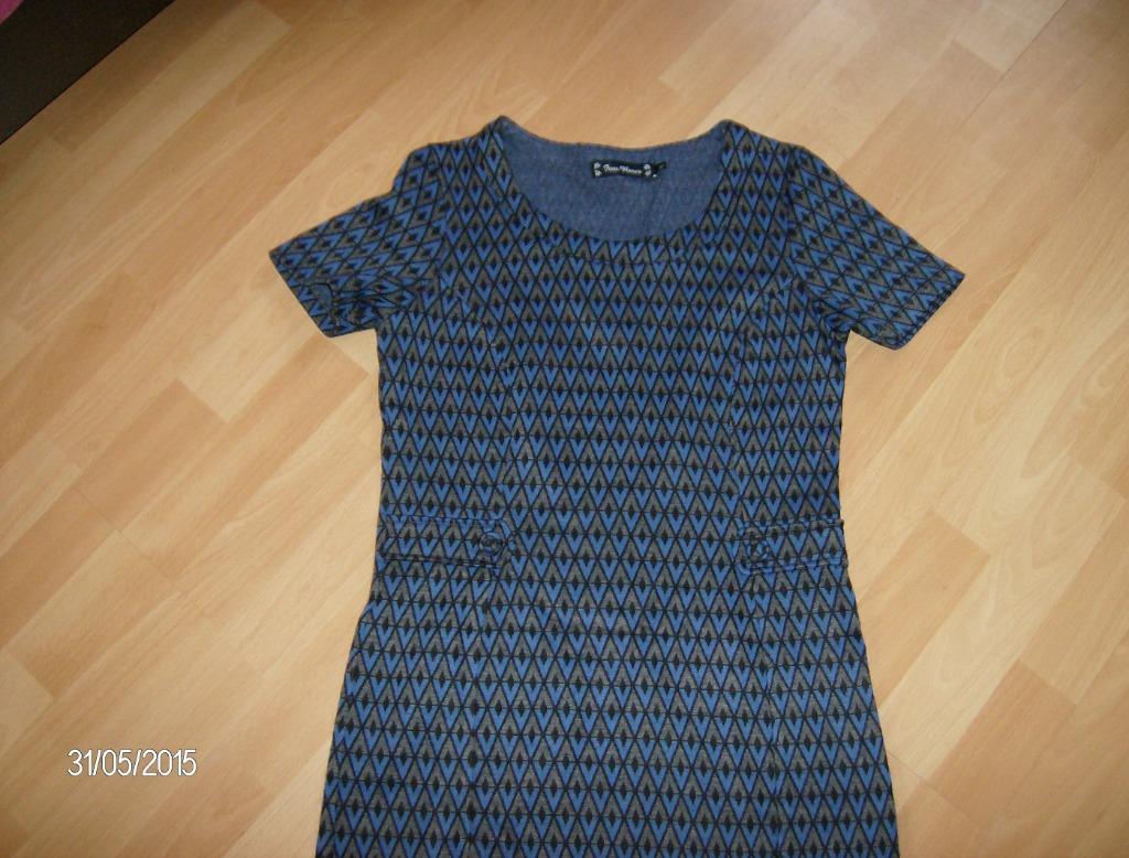 jurk blauw merk four roses - maat 38, Maat 38/40 (M), Blauw, Ophalen of Verzenden, Gedragen