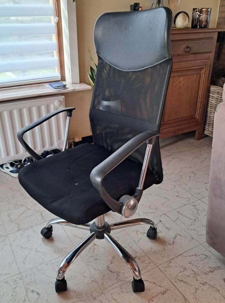 Chaise de bureau, Enlèvement, Comme neuf, Noir, Chaise de bureau