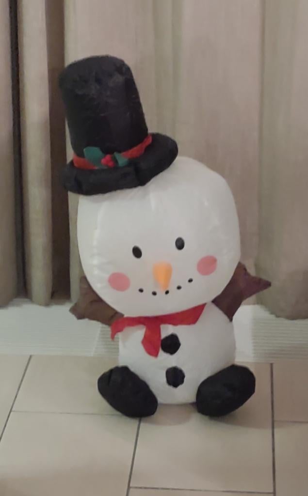 Opblaasbare sneeuwman (nieuw), Enlèvement, Neuf