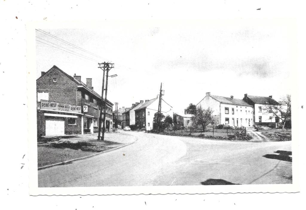 Nalinnes NA25: Rue à Canadas, Envoi, 1940 à 1960, Non affranchie, Hainaut