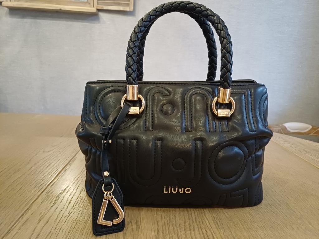 Liu Jo handtas Boston zwart, Enlèvement ou Envoi, Comme neuf, Noir, Sac à main