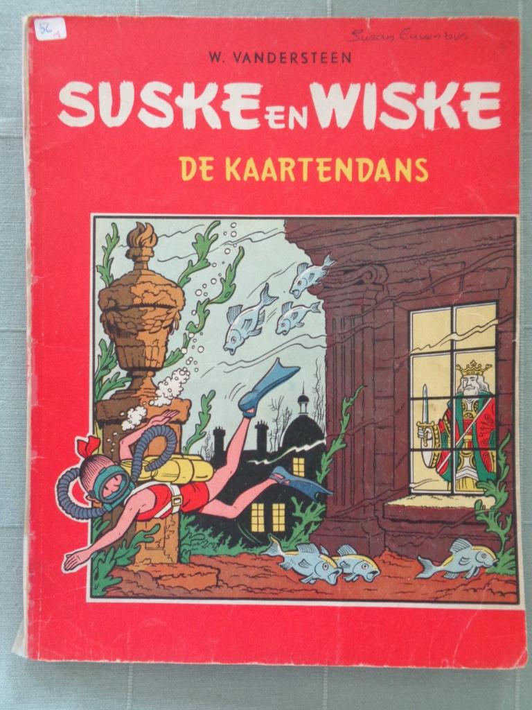 Suske en Wiske - De Kaartendans (1e druk 1962), Boeken, Ophalen of Verzenden